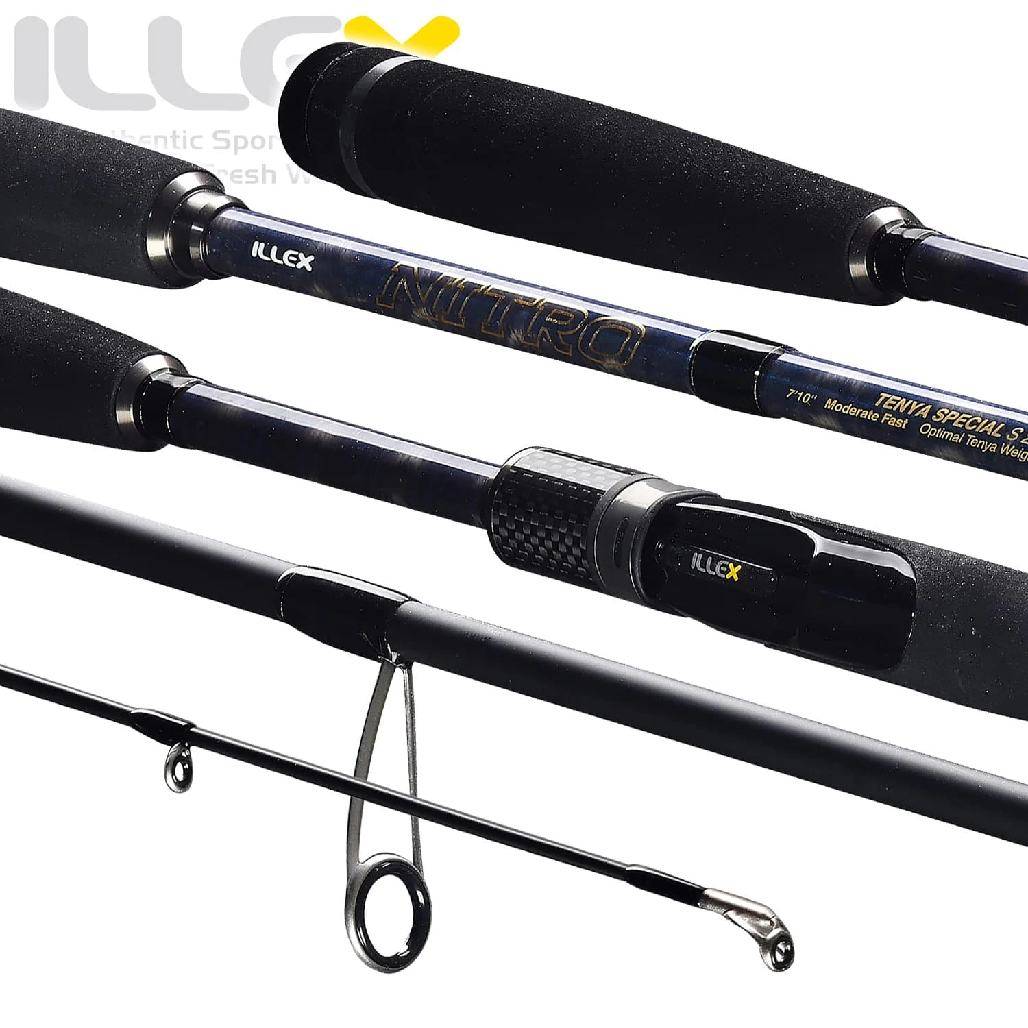 Canne Spinning Illex Nitro S 2402 M-MH Tenya Special 2.40m Up To 35g