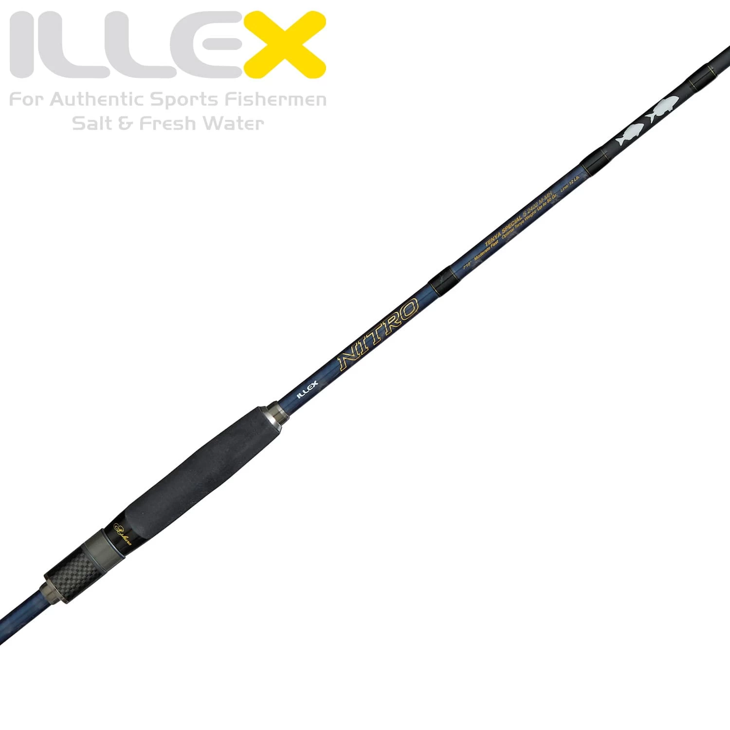 Canne Spinning Illex Nitro S 2402 M-MH Tenya Special 2.40m Up To 35g – Image 2