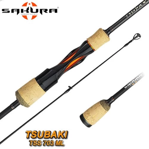Canne Sakura Tsubaki Spinning TSS 703 ML 2.13m 3-12g