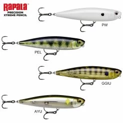 Pack Leurre Rapala Precision Xtreme Pencil 87 8.7cm 12g (les 4)