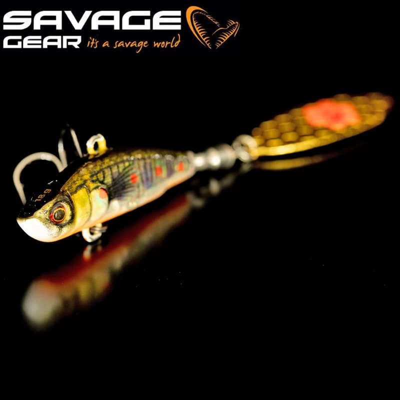 Pack Leurre Savage Gear 3D Sticklebait Tailspin 7.3cm 13g (les 4) – Image 6