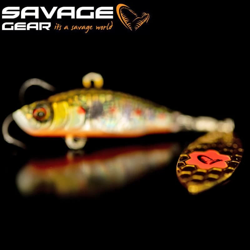 Pack Leurre Savage Gear 3D Sticklebait Tailspin 7.3cm 13g (les 4) – Image 9