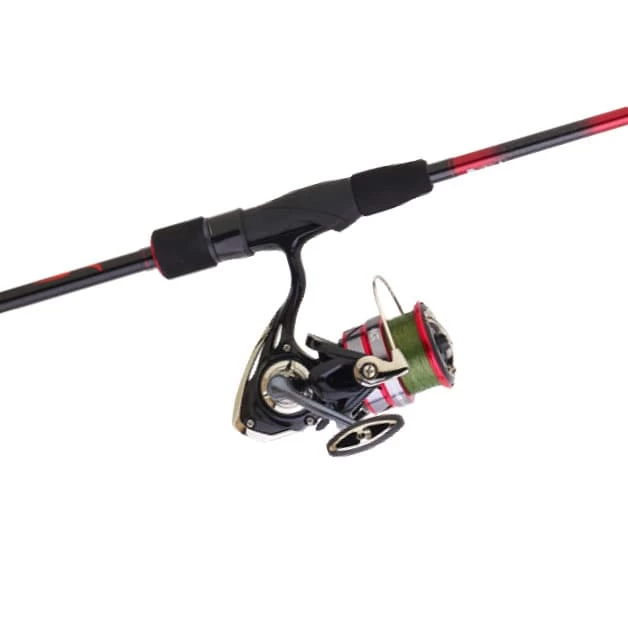 Ensemble Spinning Daiwa Ninja Tsuki JB 4 X Canne HXH 14-56g + Moulinet 4000 Avec Tresse â Image 2