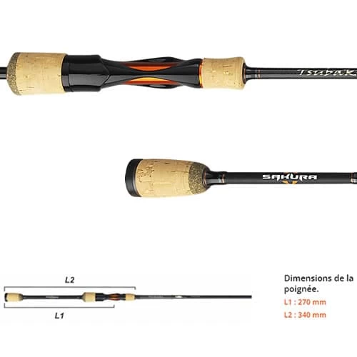 Pack Spinning Sakura Tsubaki TSS 632 L 1.90m 1007 FD – Image 2