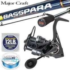 Pack Spinning Major Craft Basspara X ML 2.13m Ceana 2500