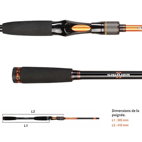 Canne Sakura Speciz Casting 2.0 SPEC 662 XXH Pike Game 1.98m 28-150g – Image 2