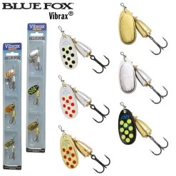 Pack Leurre Cuiller Vibrax Blue Fox Expert N°2