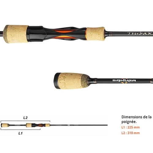 Pack Spinning Sakura Tsubaki TSS 602 UL 1.83m 1007 FD – Image 5