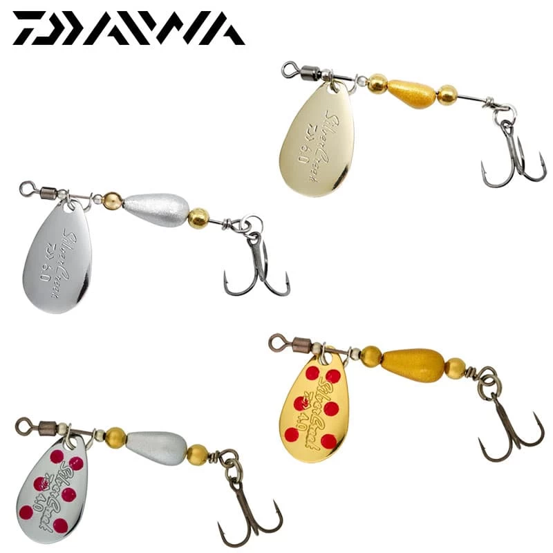 Pack Cuiller Tournante Daiwa Silvercreek Spinner 3g (les 4)