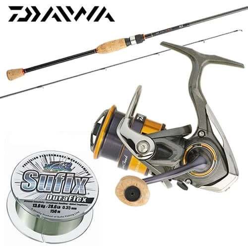 Pack Spinning Daiwa Presso ULR 1.83m Silvercreek X 2000SXH