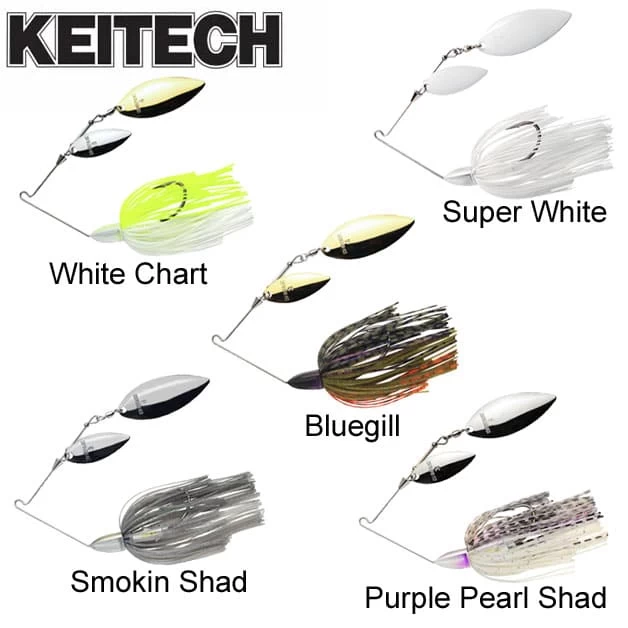 Pack Leurre Spinnerbait Keitech Tee Bone 10.5g (les 5)