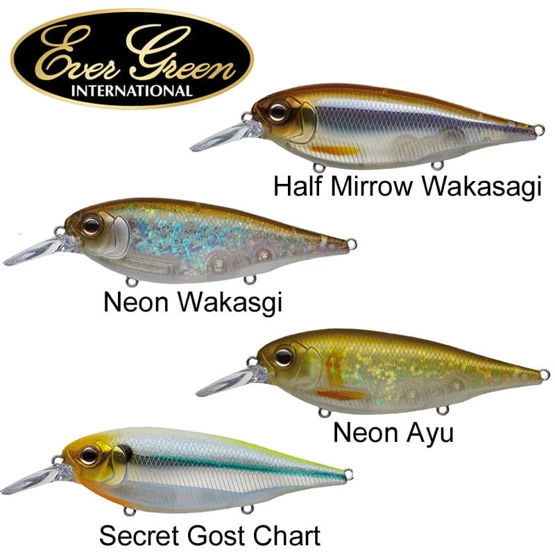 Pack Leurre Evergreen X-over 9cm 18.5g (les 4)