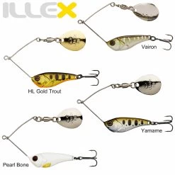 Pack Leurre Illex Micro Spinnerbait Stream Roller 6g (les 4)