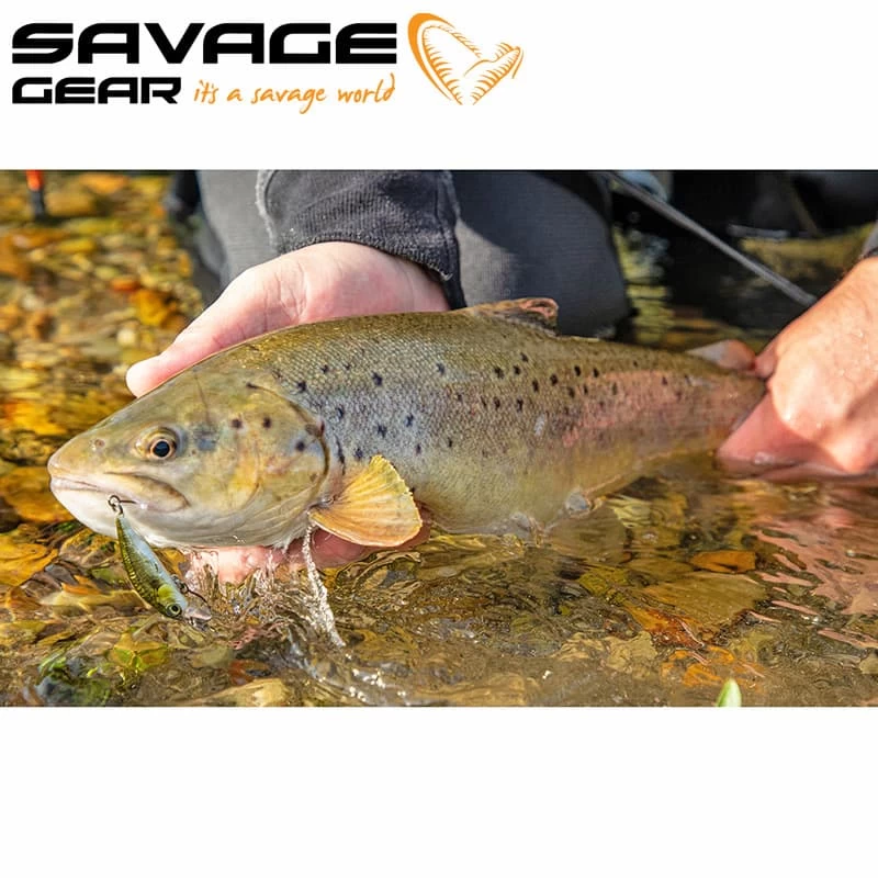 Pack Leurre Savage Gear 3D Sticklebait Twitch 4.5cm 4g Sinking (les 4) – Image 11