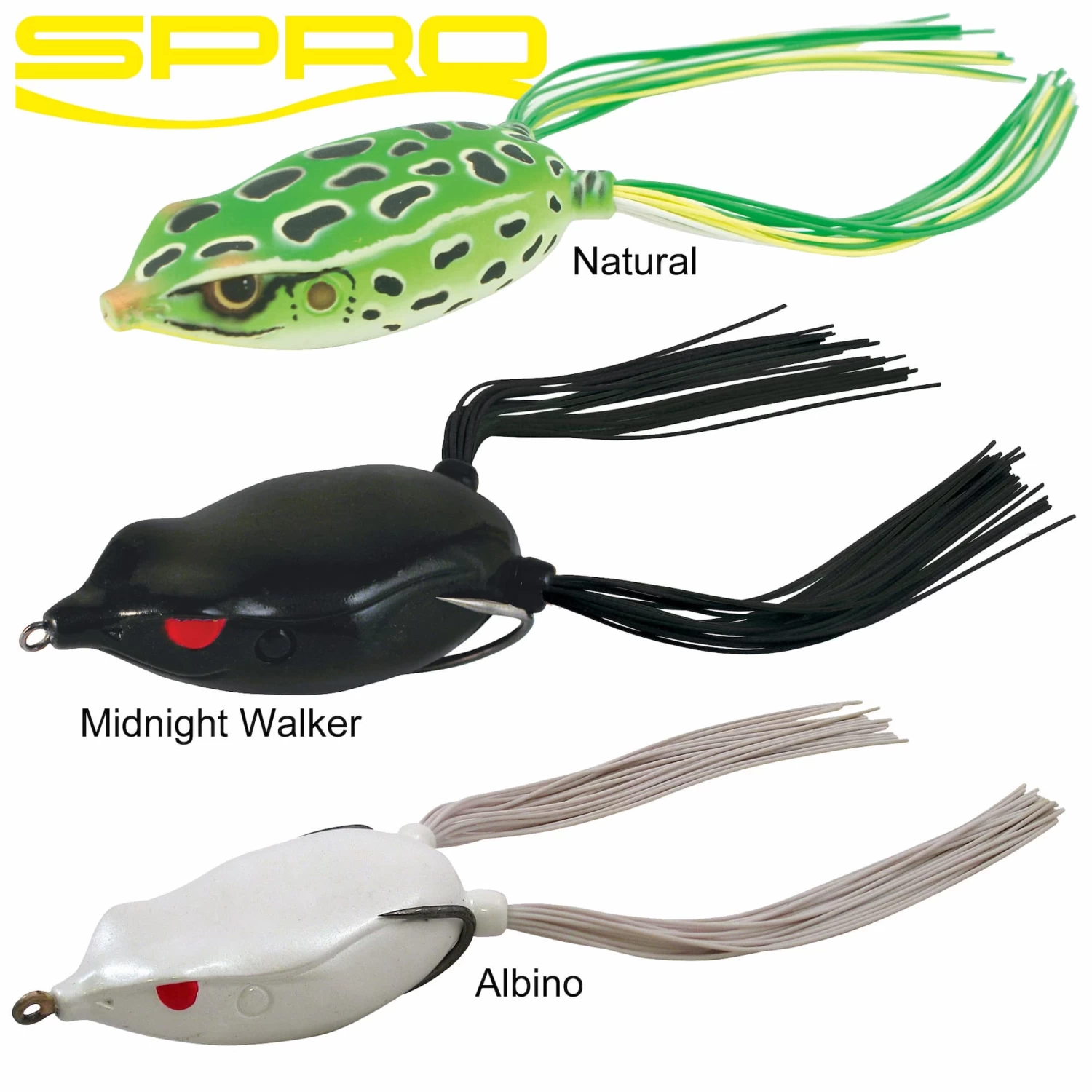 Pack Leurre Grenouille Spro Bronzeye Frog 65 (les 3)