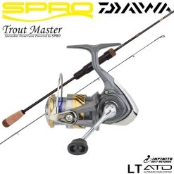 Ensemble Spinning Spro Trout Master NT Lite Influence 1.80m 2-12g + Daiwa Laguna 20LT 1000 XH