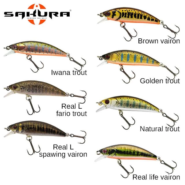 Leurre Phoxy Minnow Sakura HW 62 S 62mm 6.5g