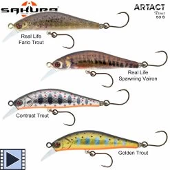 Leurre Sakura Artact Trout 53 S 53mm 6g