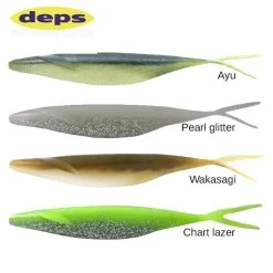 Leurre Deps Sakamata Shad 4" 10cm 3.7g