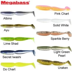 Leurre Super Spindle Worm 5 Megabass 12,5cm