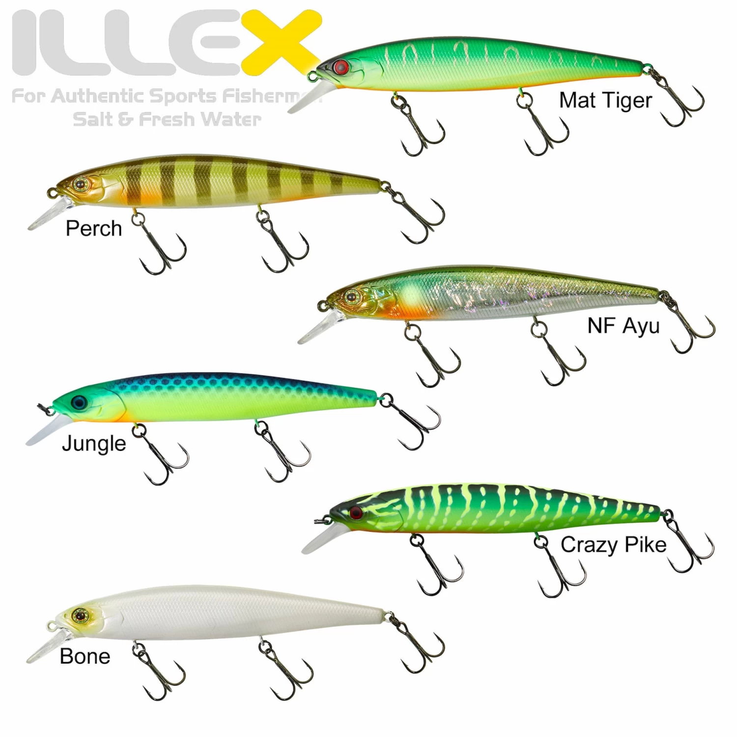 Leurre Mag Squad 115 F Illex 11.5cm 15.5g