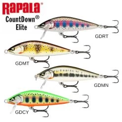 Leurre Countdown Elite Rapala CDE75 7.5cm 10g