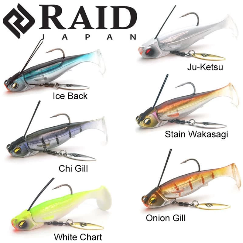 Leurre Headswimmer Libero 7G Raid Japan 2 Montés + 2 Corps - 6cm