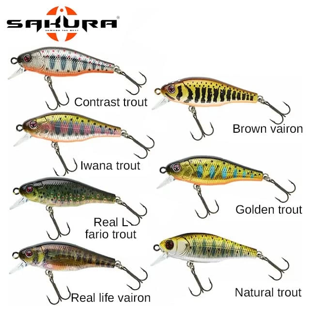 Leurre Chopsy Minnow Sakura 50 SP 50mm 4.5g