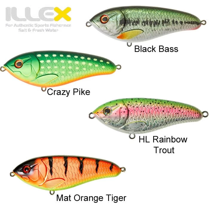 Leurre Dexter Jerk Illex 120 S - 12cm