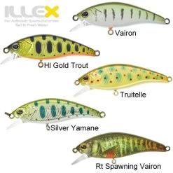 Leurre Flat Tricoroll Illex 55 S - 5,5cm