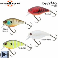 Leurre Sakura Bomba Crank 70 F 70mm 20.5g