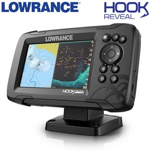 Sondeur GPS Lowrance Hook Reveal 5 Sonde TA 83/200 HDI