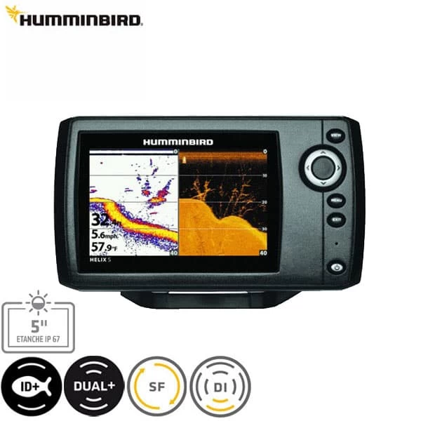 Sondeur Humminbird Helix 5 G2 HD DI Sonde TA 200/455/800kHz