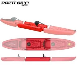 Kayak Point 65°N Falcon Section Supplémentaire Rouge