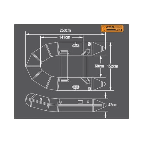 Bateau Gonflable Fox EOS 250 Plancher Lattes – Image 3