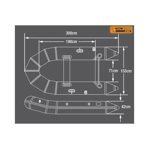 Bateau Gonflable Fox EOS 300 Plancher Lattes – Image 3