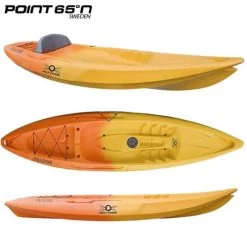 Kayak Point 65°N Seadog Sit-On-Top Monobloc Jaune/Orange 1 Place