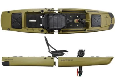Kayak Point 65°N KingFisher Mer Solo Modulable Vert Armée 1 Place – Image 6