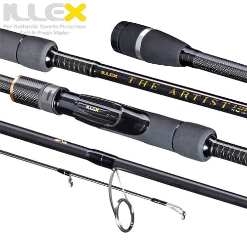 Canne Illex The Artist X5 S 225 M Black Ops 2.25m 7-21g