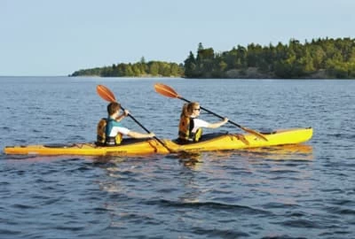 Kayak Point 65°N Mercury Duo Sit-On-Top Modulable Jaune 2 Places – Image 2