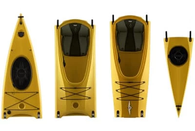 Kayak Point 65°N Mercury Duo Sit-On-Top Modulable Jaune 2 Places – Image 4