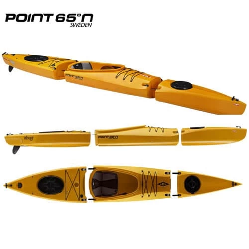 Kayak Point 65°N Mercury Solo Sit-On-Top Modulable Jaune 1 Place