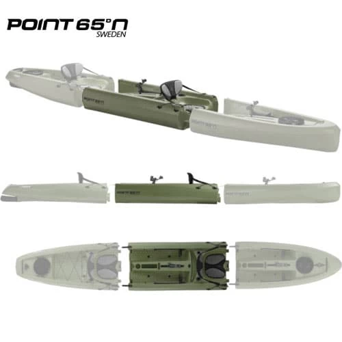 Kayak Point 65°N Mojito Angler Section Supplémentaire Vert
