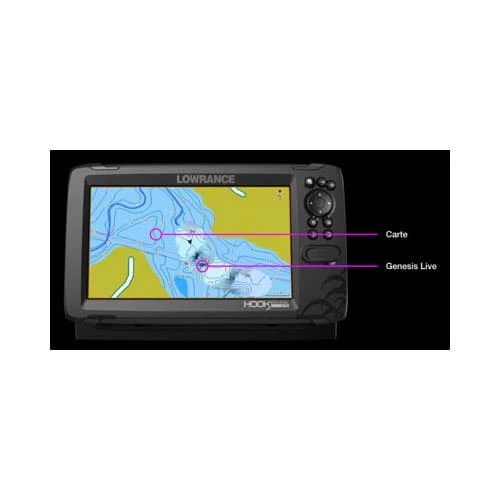 Sondeur GPS Lowrance Hook Reveal 7 Sonde TA TripleShot – Image 5